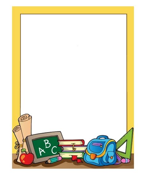 school clipart border 10 free Cliparts | Download images on Clipground 2024