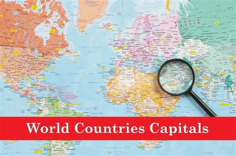 List of World Capitals by Countries - Guru On Time