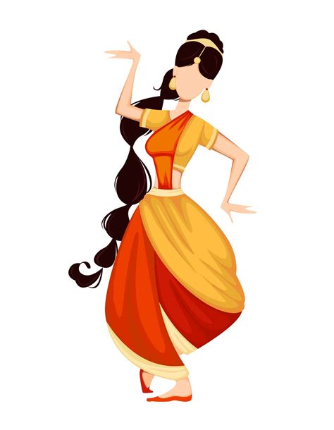 Happy Onam. Indian woman dancing 2975844 Vector Art at Vecteezy