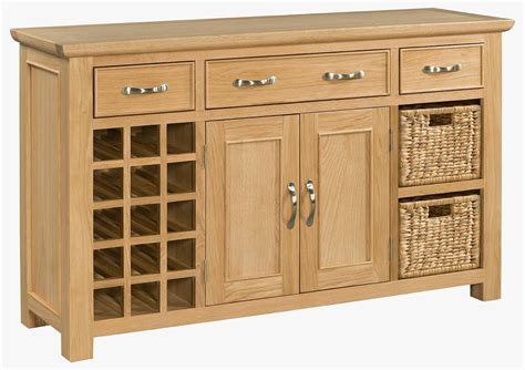 15 Inspirations Oak Sideboards with Wine Rack