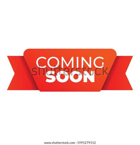 Coming Soon Sign Icon Cartoon Coming Stock Vector (Royalty Free ...