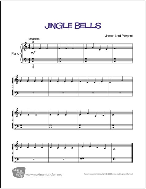 Beginner Jingle Bells Piano Sheet | ubicaciondepersonas.cdmx.gob.mx