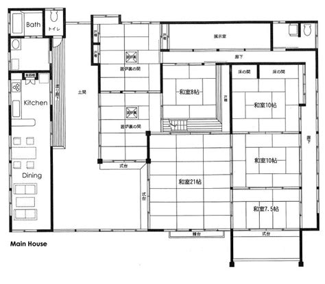 Traditional Japanese House Floor Plan