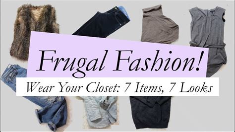 Frugal Fashion: 7 Pieces, 7 Ways! | askpRoy - YouTube