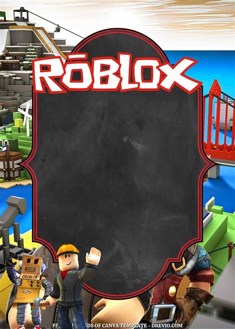 Free Roblox Birthday Invitations | Download Hundreds FREE PRINTABLE ...