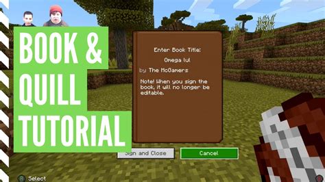 how to make a book and quill minecraft pocket edition - Aleta Naranjo