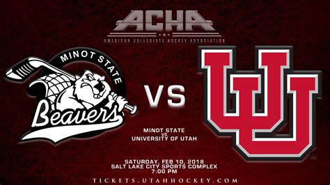 02/10: MINOT STATE vs UTAH – University of Utah Hockey