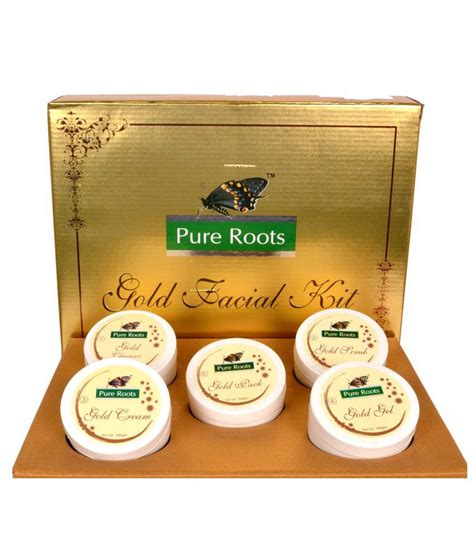 Pure Roots Gold Facial Kit -500 Gm: Buy Pure Roots Gold Facial Kit -500 ...