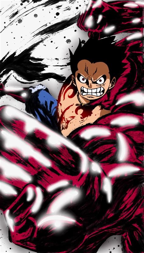 Luffy gear 4th, one piece | Luffy gear 4, Anime, Gear 4