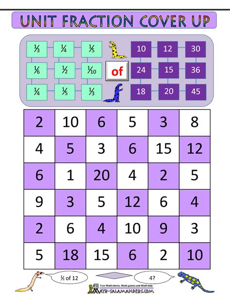 Math Fraction Games