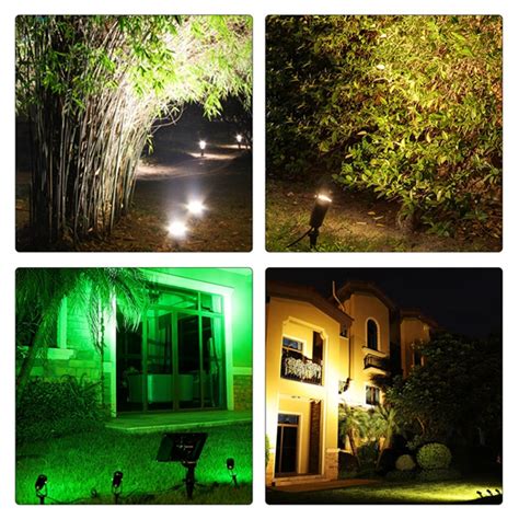 Waterproof Solar LED Spotlights For Garden Spotlight, Pool, Pond Warm ...