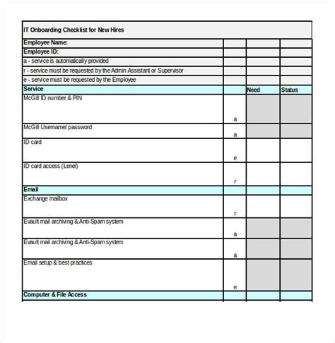 Onboarding New Employee Template | TUTORE.ORG - Master of Documents