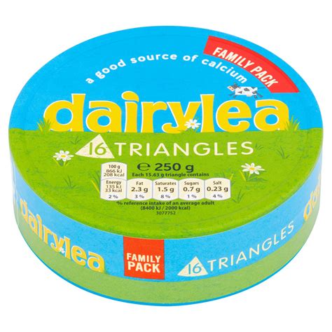 Dairylea Cheese Triangles 16 Pack 250g | Cheese Snacks & Spreads ...