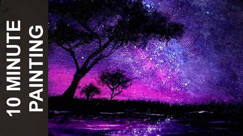 Starry Night Sky Painting