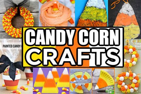 21+ Halloween Candy Corn Crafts For Kids - Made with HAPPY