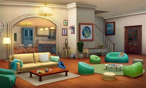 Anime Living Room Background | Baci Living Room