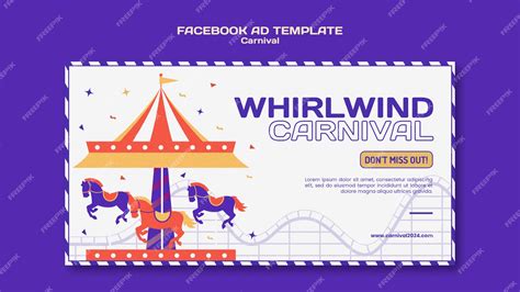 Premium PSD | Carnival template design