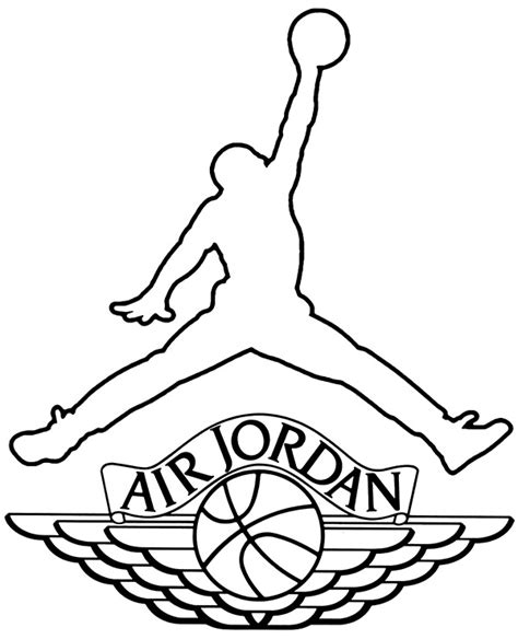 Logo Air Jordan drawing