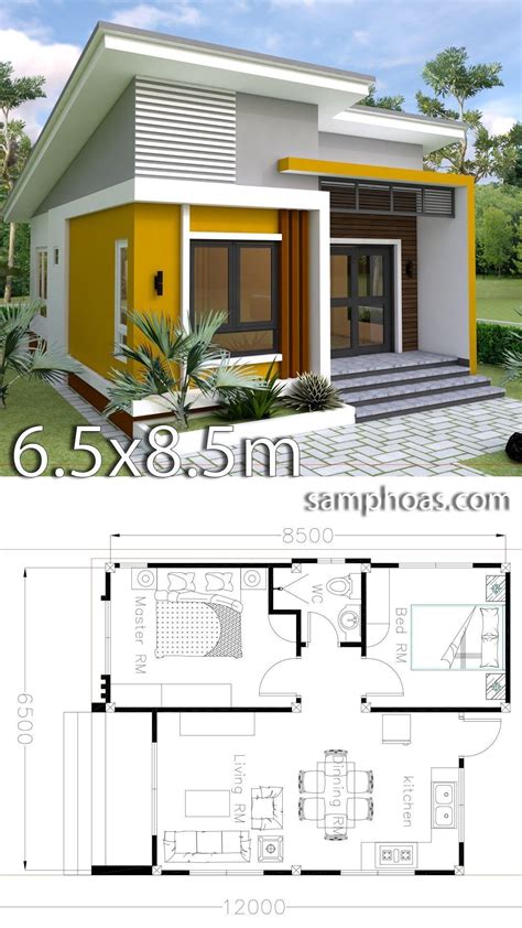 2 Bedroom Modern House Plans - House Plans