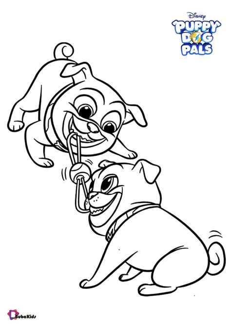 Bingo And Rolly Puppy Dog Pals Coloring Pages Coloring Pages