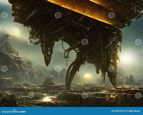 Alien Planet Fantasy Sci Fi Background Series 7 of 155 Stock ...