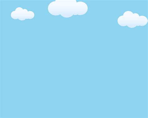 Powerpoint Templates Ppt Background, Clouds On Blue - Ảnh Làm Slide ...