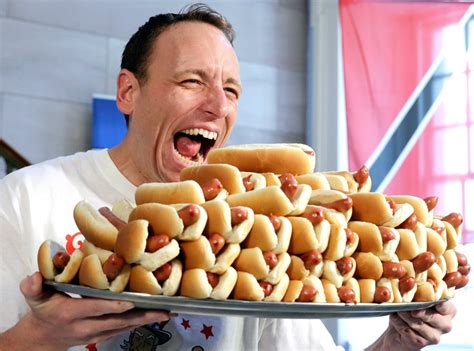 Joey Chestnut Wins Nathan's Hot Dog Eating Contest for the 10th Time ...