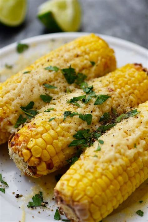 Air Fryer Mexican Street Corn Recipe - Add a Pinch