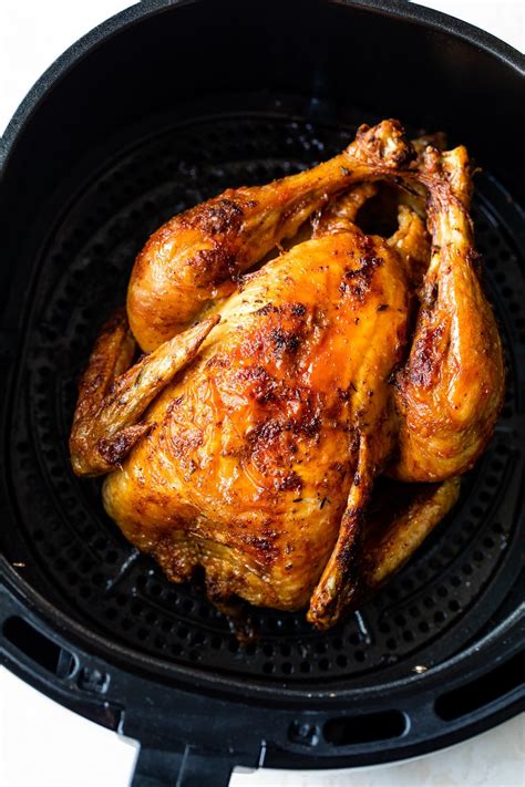 Air Fryer Rotisserie Chicken - The Pillow Willow