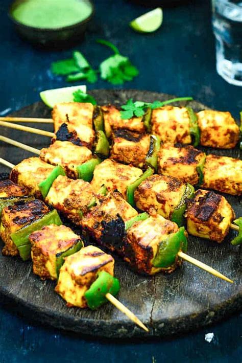 Achari Paneer Tikka Recipe (With Homemade Achari Masala) - Whiskaffair