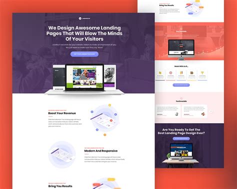 Web Design Company Website Template – Download PSD