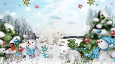 Polar Bear Christmas Wallpapers - Top Free Polar Bear Christmas ...