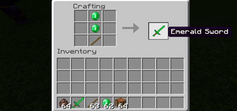 Emerald Sword Add-on | Minecraft PE Mods & Addons