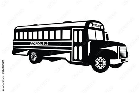 School Bus Silhouette