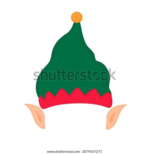 Elf Hat Ears Santa Claus Helper Stock Vector (Royalty Free) 2079567271 ...