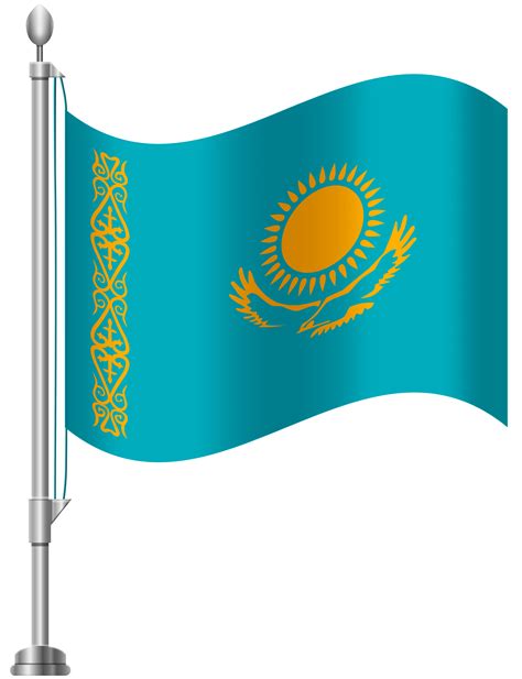 Kazakhstan Flag PNG Clip Art - Best WEB Clipart