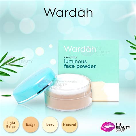 Jual Wardah Everyday Luminous Face Powder 30gr | Loose Powder | Bedak ...