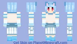 Blue Cat (Edit) Minecraft Skin