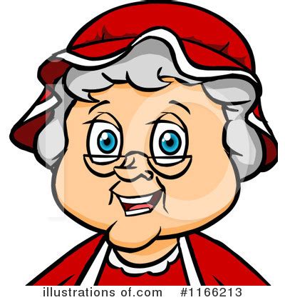 Mrs Claus Clipart #1105137 - Illustration by Cartoon Solutions