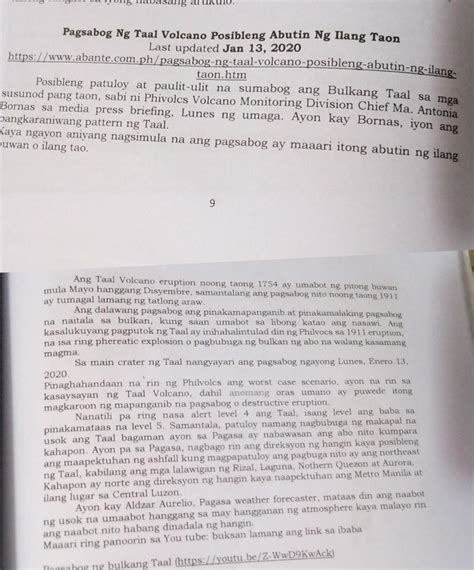 Pagyamanin Pamprosesong Tanong 1 Sa Iyong Palagay Ano Ang Mga