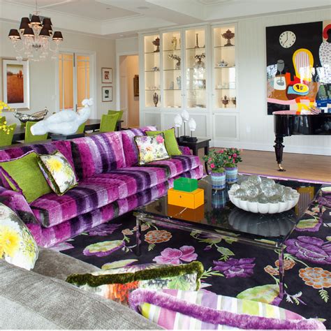 Eclectic Decor With Powerful Use Of Colour And Pattern | iDesignArch ...