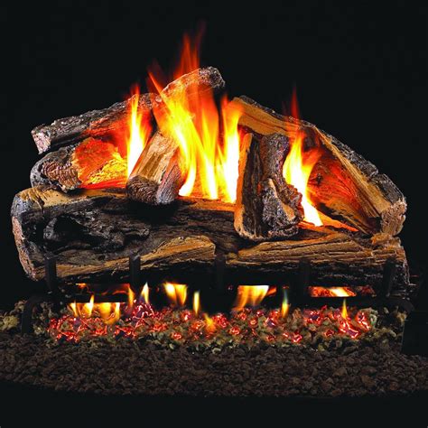 Vented Gas Fireplace Logs With Remote – Fireplace Guide by Linda