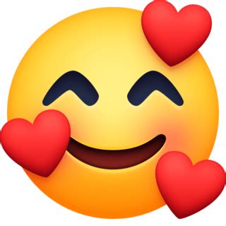 🥰 Smiling Face with Hearts Emoji on Facebook 4.0 | Emoji happy face ...