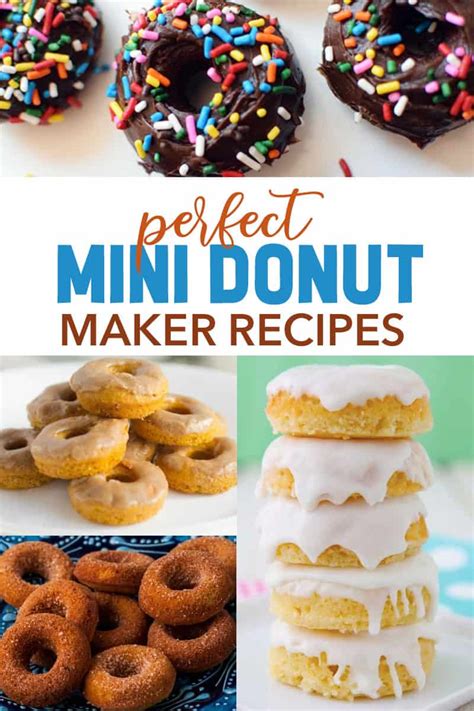 Perfect Mini Donut Recipes | use a donut maker for ease