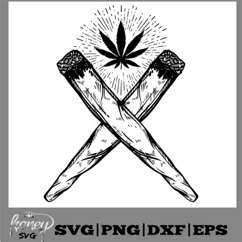 Cannabis Joint Svg File marijuana Joint Clipart Weed Svg - Etsy