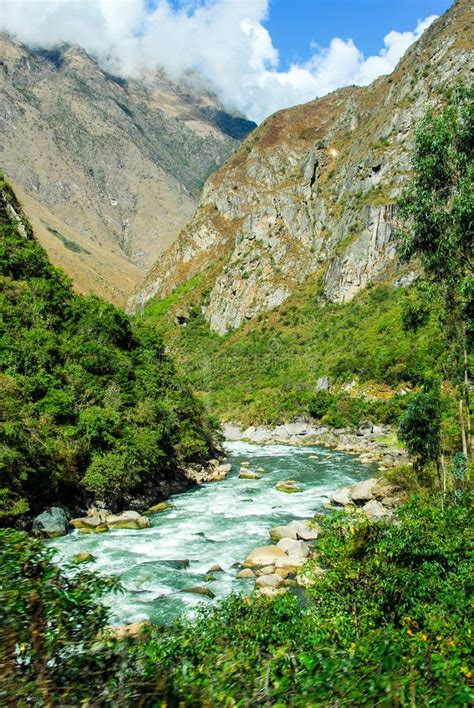 Urubamba River Near Machu Picchu (Peru) Stock Image - Image of historic ...