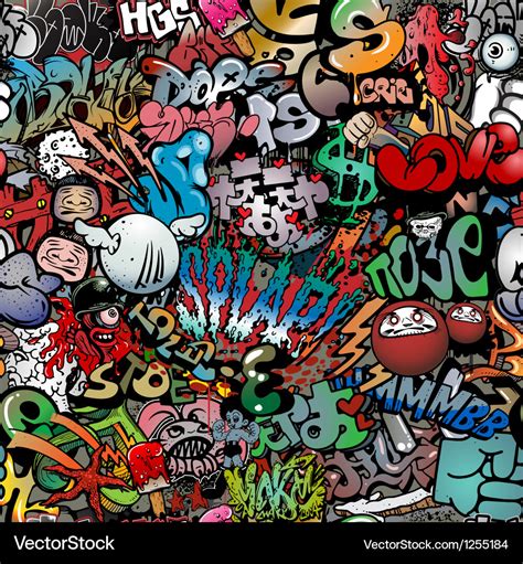 Cartoon Vector Images within Graffiti (over 110,000)