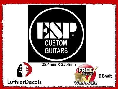 ESP Custom Guitar Decal Headstock Decal Restoration Waterslide Logo ...