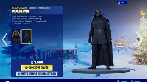 Vuelve la skin de Kylo Ren de Fortnite como parte del evento del mes de ...