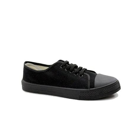 Bata Black Canvas Shoes – Conquerer - bata.lk